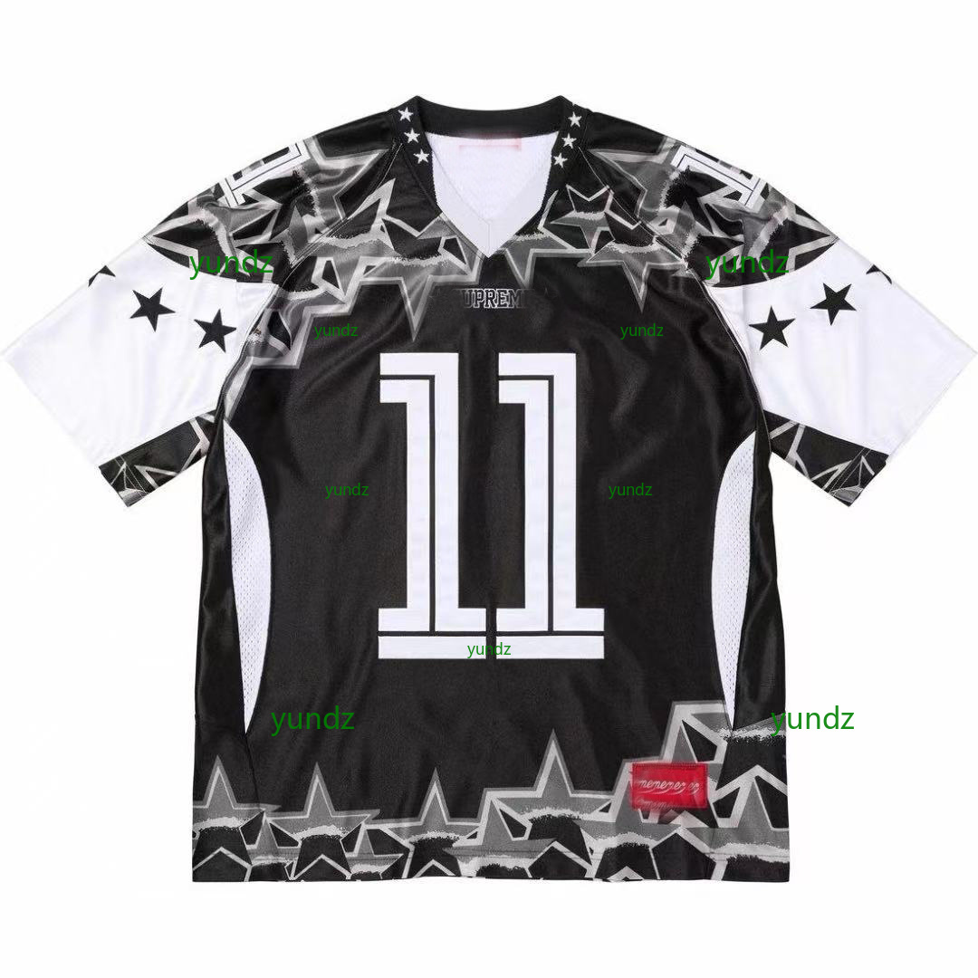 2026 outdoor New Ss25 Week1 Stars Football Top T Mens Jersey Casual Summer Tee Shirt Brand No11 Jerseys Free Shipping