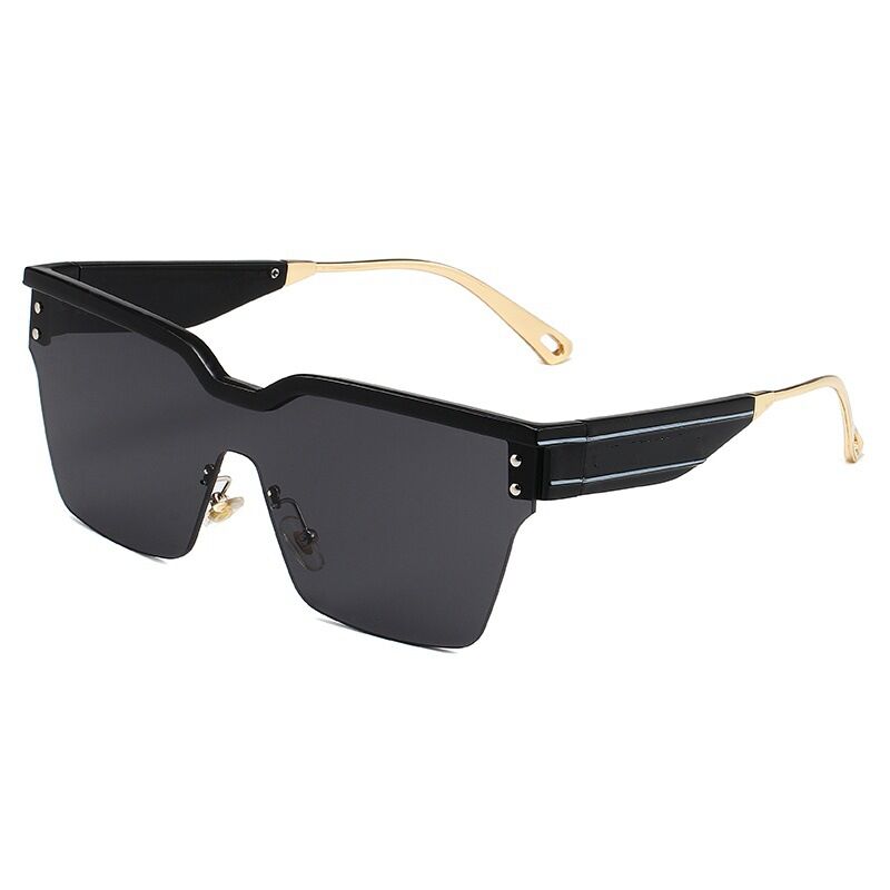 Designer Hommes Femmes Lunettes de soleil Mode Classique Lunettes Léopard Tête Composite Métal Sans Monture Cadre Optique Lunettes de Soleil UV40