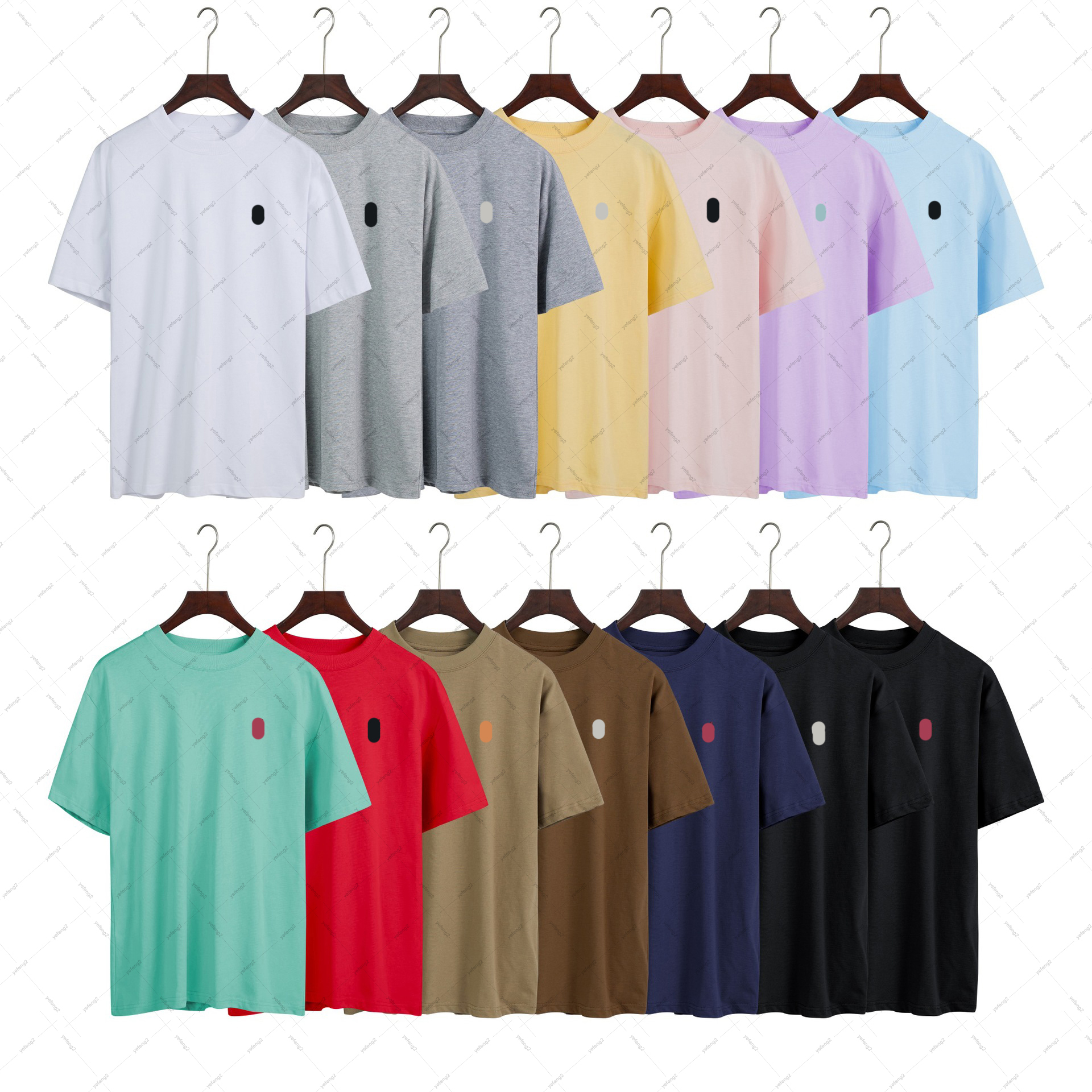 Men's Cotton T-Shirt Old Money Style Mini horse Embroidery Classic Heavyweight Fit Short Sleeve Tee-image-756526565