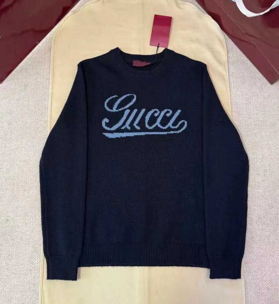 Pulls pour hommes de haute qualité avec lettres tricotées à col rond, pulls de sport en plein air, sweats à capuche à la mode et polyvalents