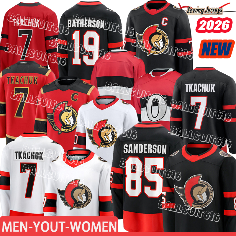 ottawas senator jersey #7 Brady Tkachuk jersey Claude Giroux Tim Stutzle Jake Sanderson hockey jersey Drake Batherson Josh Norris Thomas Chabot-image-944312026