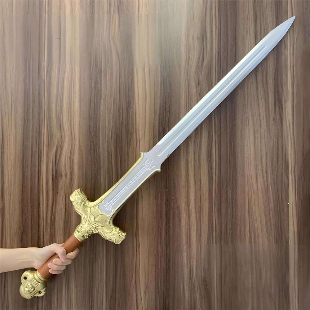 Atlantis Style PU Simulation Sword, 1:1 Replica Costume Weapon for Medieval & Themed Parties-image-1108650509