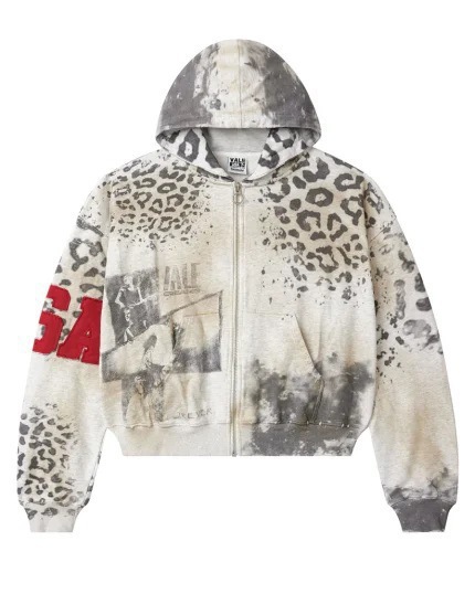 Vale Dream Zip Up Jacket Rhinestone Zip Up Hoodie Designer Luxury Men's Valleysdreams Hoodies Printed Hoodie Loose Shoulder Hip Hop Style Mens