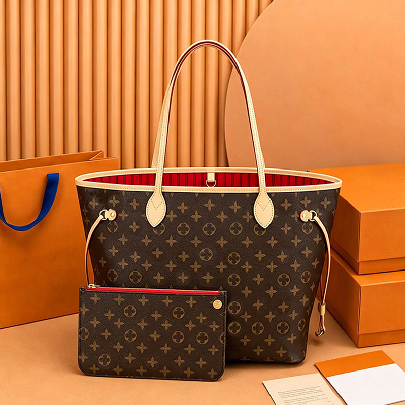 Designer bag Nice nano vintage makeup bag Luxury shoulder bag tote bag Makeip bag hanging bag Brown five in one Women's crossbody bag vintag