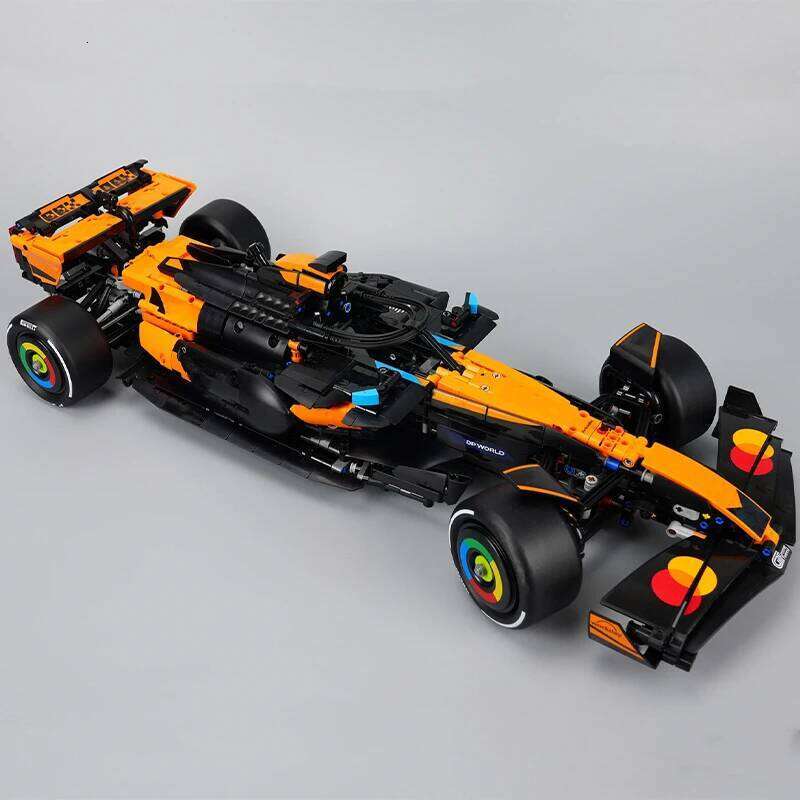 2026 New 1675Pcs MOC 1:8 Technical Orange Mcl39 F1 Racing Car Building Block Set Collectible Display Assembly Model Toy Birthday Gift Toys
