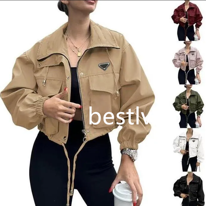 new women jacket luxury chest logo long sleeves designer for women short jacket womens outwork coat designer women clothes S-XXL
