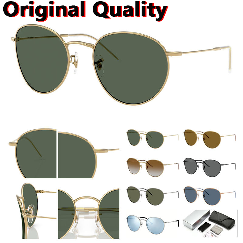 Classic new round metal reverse Style Sunglasses No 0103S men Women Brand Design Sun Glasses Original Quality UV protection lenses come with free qu