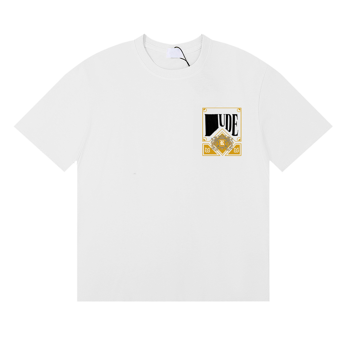 Rhuds Shirt 2026 T Shirt Summer T Shirt Men T Shirts Tops Letter Print Shirt Mens Women Clothing Short Sleeved C38