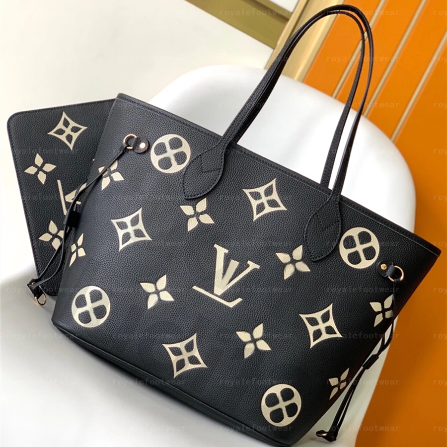 1:1 Neverfulll pm best quality Luxury designer handbag tote Womens crossbody shoulder bag large capacity shopping bag Flower Checked Bag neverfullba