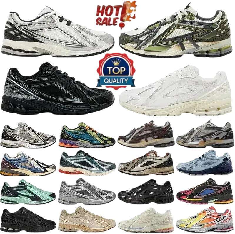 Designer 1906 Running Luxury 1906r Shoes Protection Pack Mens Sneakers Silver Black White Metallic Gold Leather Top Quality Womens Trainers size 36