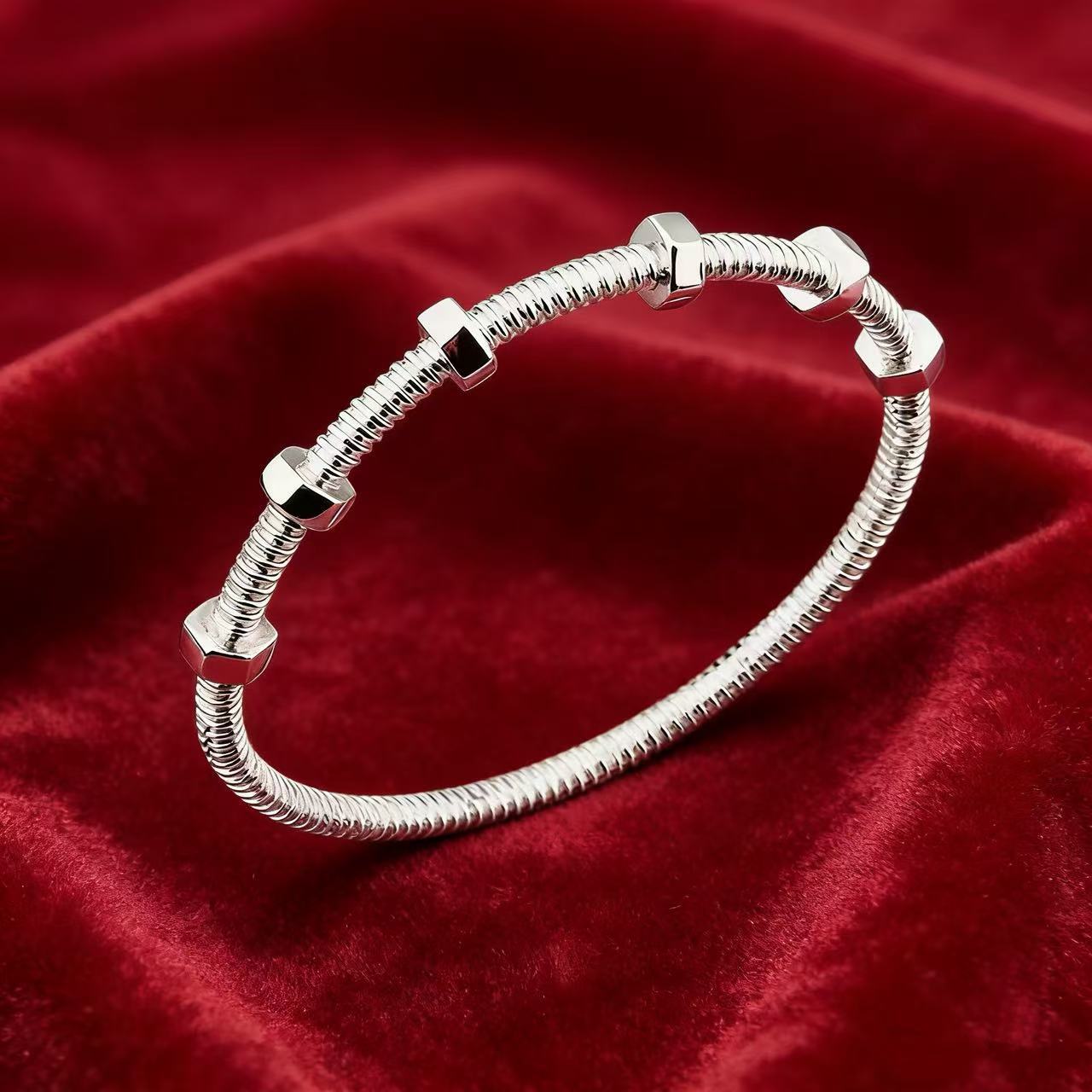 designer jewelry bangle bracelet designer luxury jewelry gold silver rose screw love bracelet for men women daily outfit party gift jewelry