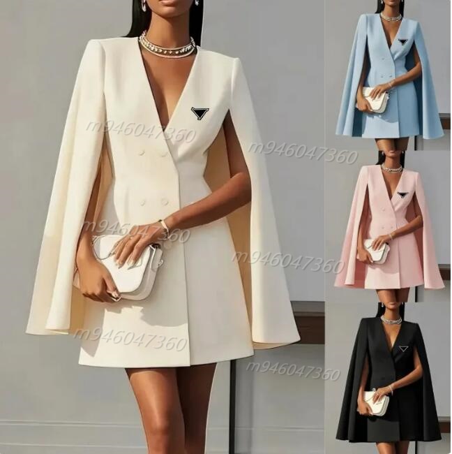Women Dresses Solid Ribbed Spring Office Suits Dress Mini Blouse Vestido Frocks Casual Working Club Clothing Women's Suits Blazers