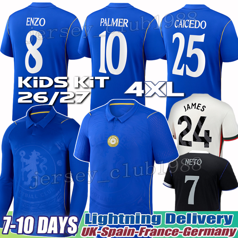 chelseaa 27 26 kit Cole Palmer Jadon Sancho Enzo Soccer Jerseys Fernandez chelseass jersey Marc Cucurella Mykhailo Mudryk Caicedo kit kids footba-image-934327681