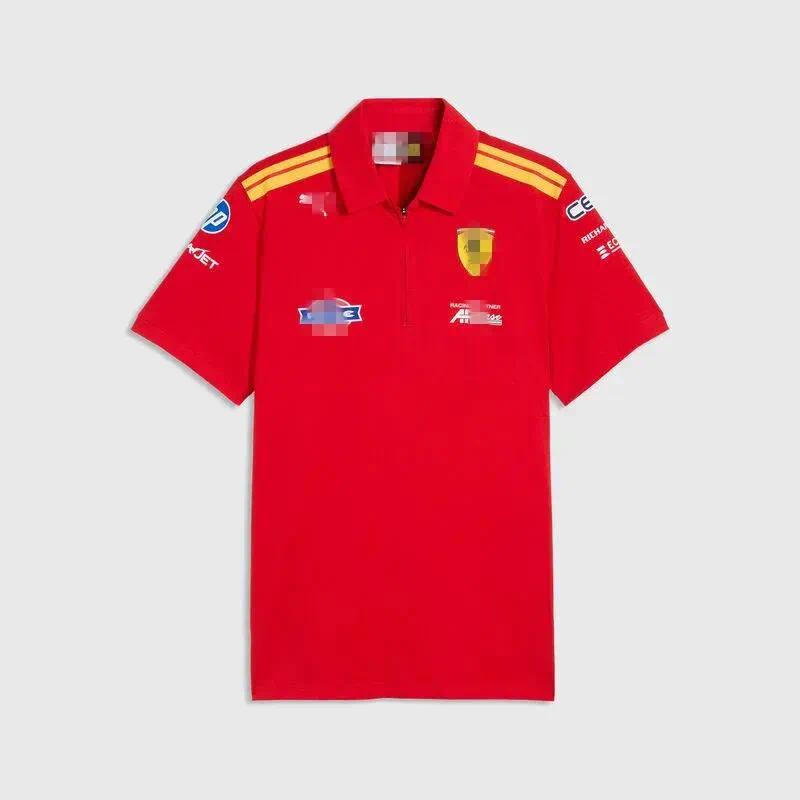 wholesale Factory direct sales high quality Ferrari F1 t shirt 2026 Team Hypercar Polo Sports T-shirt short sleeved men's and women's styl