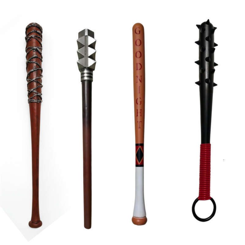 Apocalyptic PU Baseball Bat Prop, Unsharpened Weapon for Halloween Cosplay & LARP-image-1108822031
