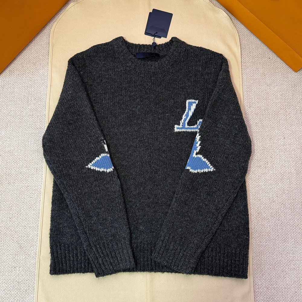 Designer brand high-quality men's sweaters, wool knitted warm men's sweaters, simple and fashionable outfits, as well as women's swea