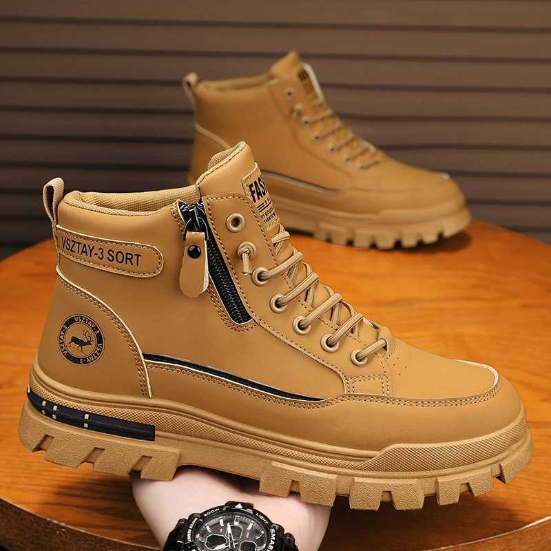 Tactical Ankle Man Boots Offer Military Shooes Mens Winter Safety Work Shoes Men Motorcycle Boot Snow High X260603
