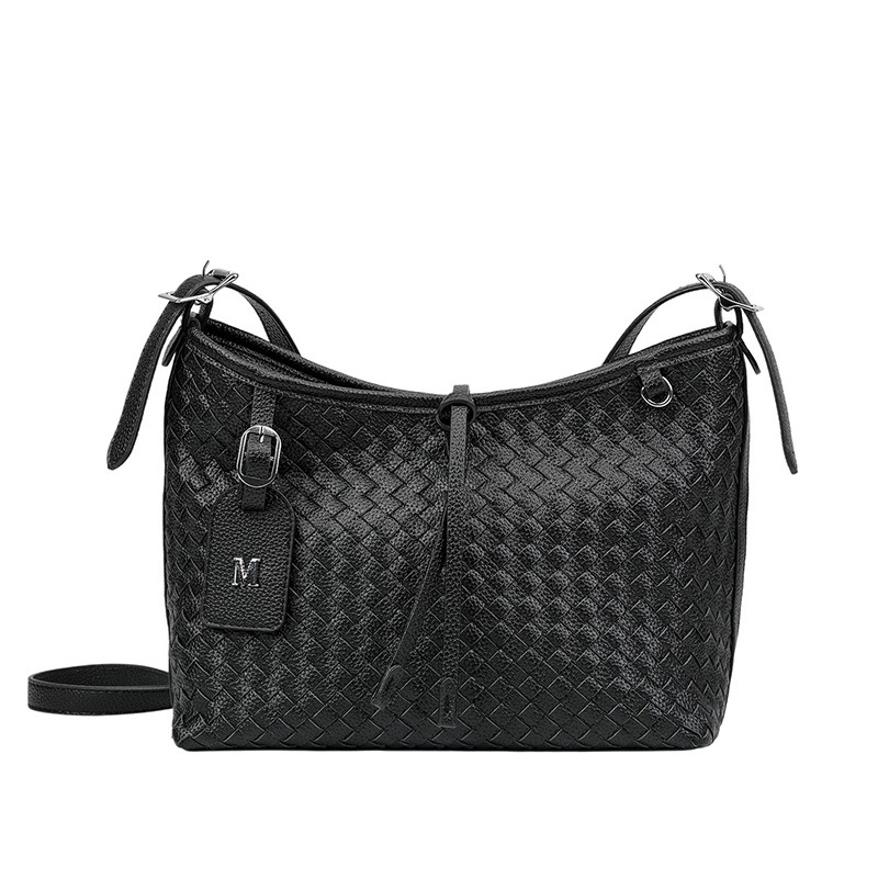2026 new Fashion Underarm Bag Simple Commuting Woven Handheld Women's Bag Large Capacity Shoulder and Crossbody Bag Trendy