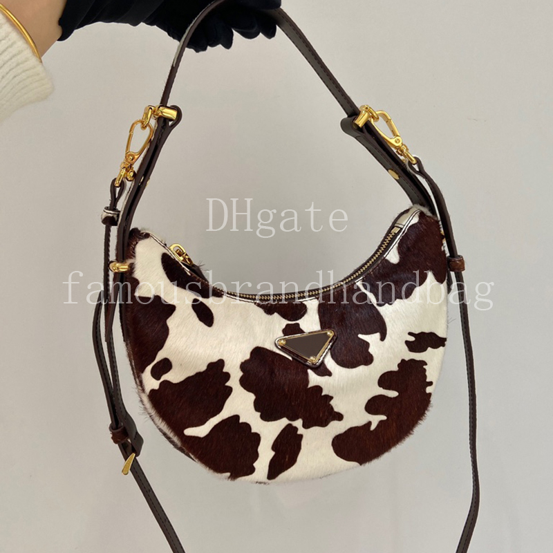 Master quality Half Moon handbags for women Crossbody Bag Designer Shoulder Bag Fashion Hobo Bag With Box P1BC194A-image-858865082