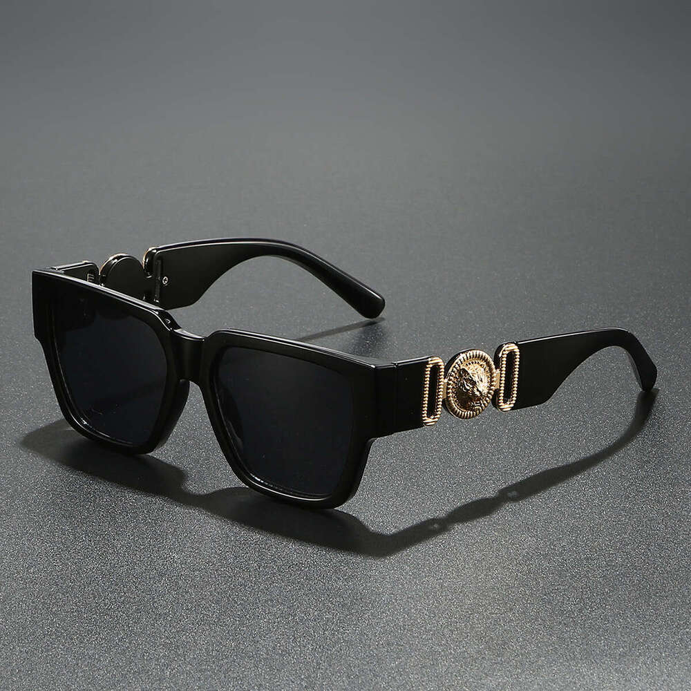Fashion High-Grade Designer Sunglasses 2025 New Fashion Trendy Brand Women Wide Leg Glasses For Men Square Oversized Frame Half Face Covering Sungla