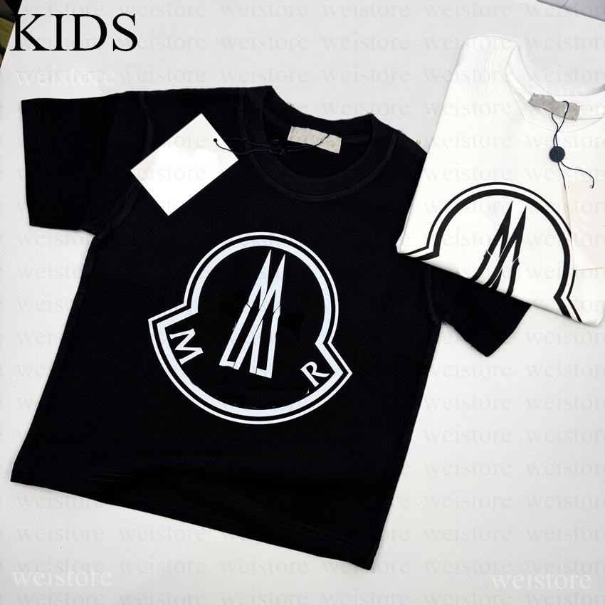 2026 trendy brand kids shirt Designer boys girls Embroidered badge T-shirt Tops children Casual Crew Neck Tees pure cotton summer Breathable Tees