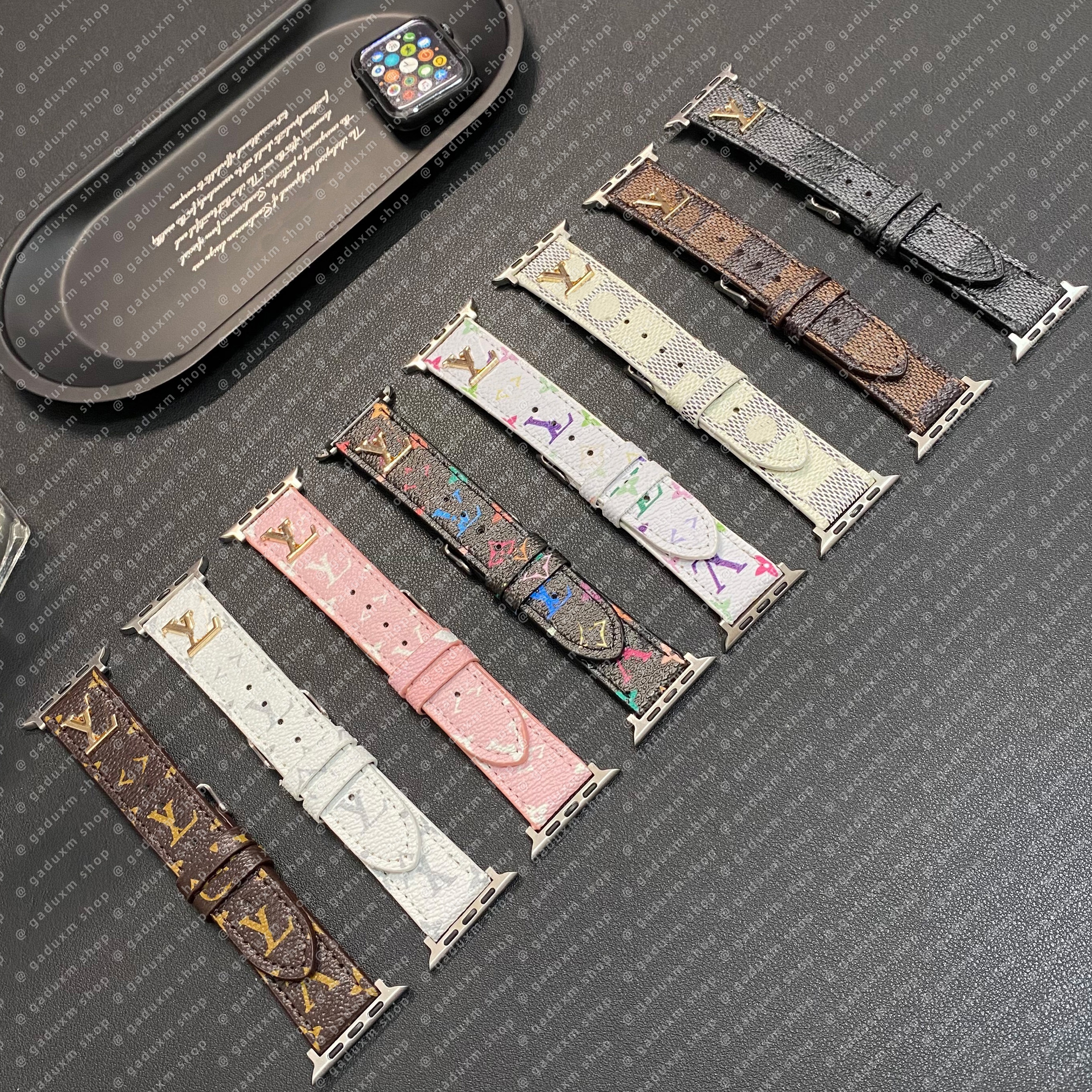 High Qualitiy Watch Band Designer Apple Watch Straps for Apple Watch Series 10 9 8 7 6 5 4 3 SE Ultra 2 Bands 49mm 38mm 40mm 41mm 44 MM 45mm 42mm 46
