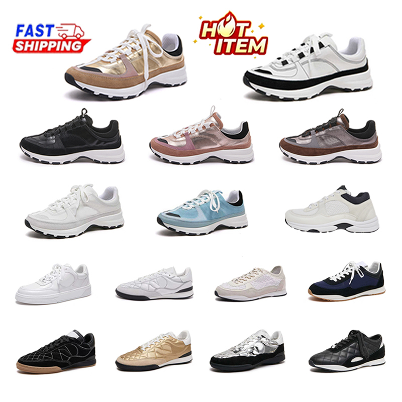 Free Shipping Men Women Luxury Quilted Couple Sneakers Premium Leather Suede Casual Shoes Non-slip Sole Outdoor Sport Walking Trainers 1126-image-994390188