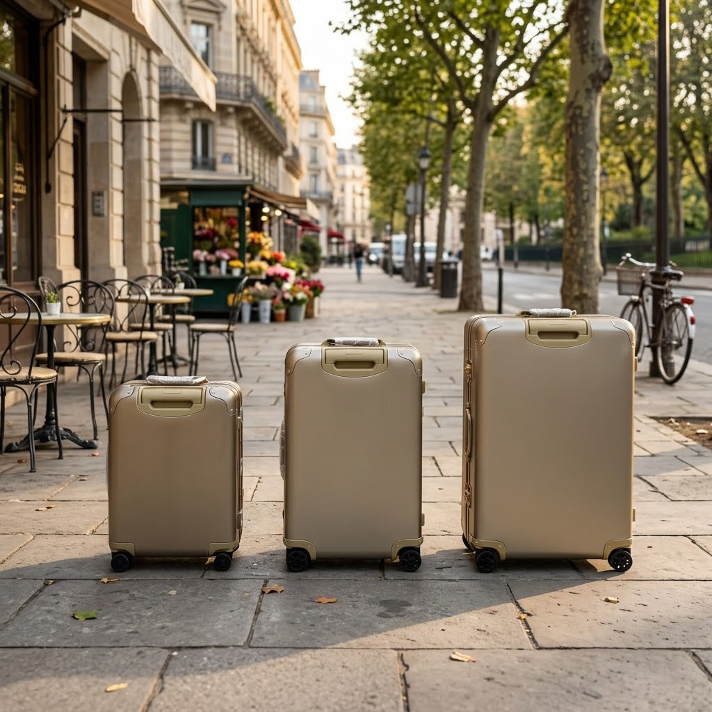 Suitcases 10A Designer Luggage Suitcases Boarding Case Large Capacity Silver Luggages Patent Versatile Travel Business Aluminum alloy multi-style-image-975817660