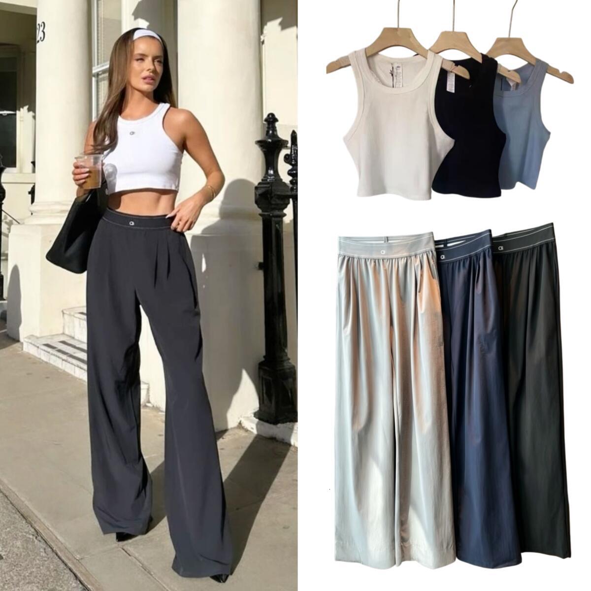 10A Hot Legging Yoga Tank Breathable Sport Daliy Wear Top High Quality Pant Workout Gym T shirts Outdoors Bag Yoga Outfit Women Clothes Alosetily wo