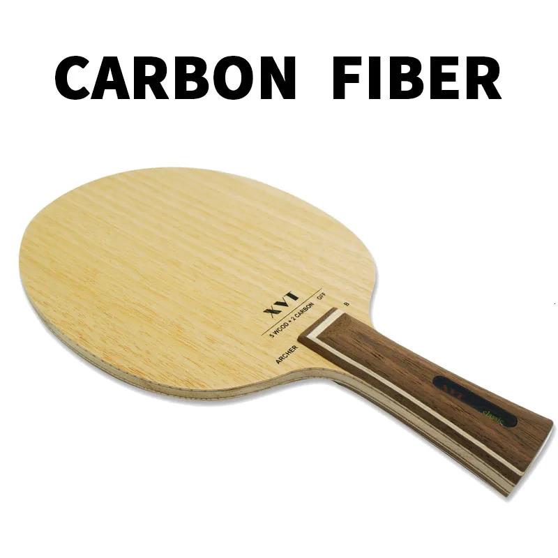 XVT ARCHERB High Quality Professional Carbon Fiber Table Tennis Blade/ ping pong Blade/ table tennis bat 260528BJ