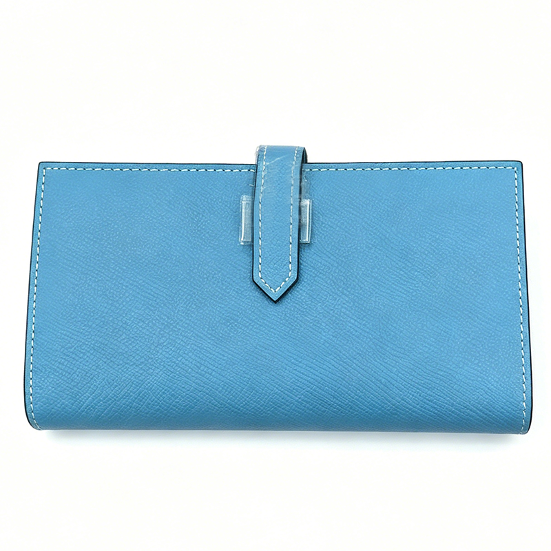 20A New Designer Wallet H Buckle Long Wallet Classic Luxury Bag Retro bag Women Handbag Cash Sky blue Bag Genuine Leather Wallets Women Men Passport