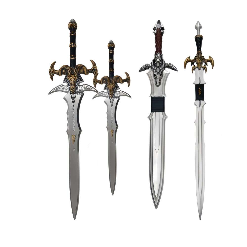 Epic Medieval Fantasy PU Foam Greatsword Prop, Unsharpened Blade for Cosplay Halloween LARP-image-1108820815