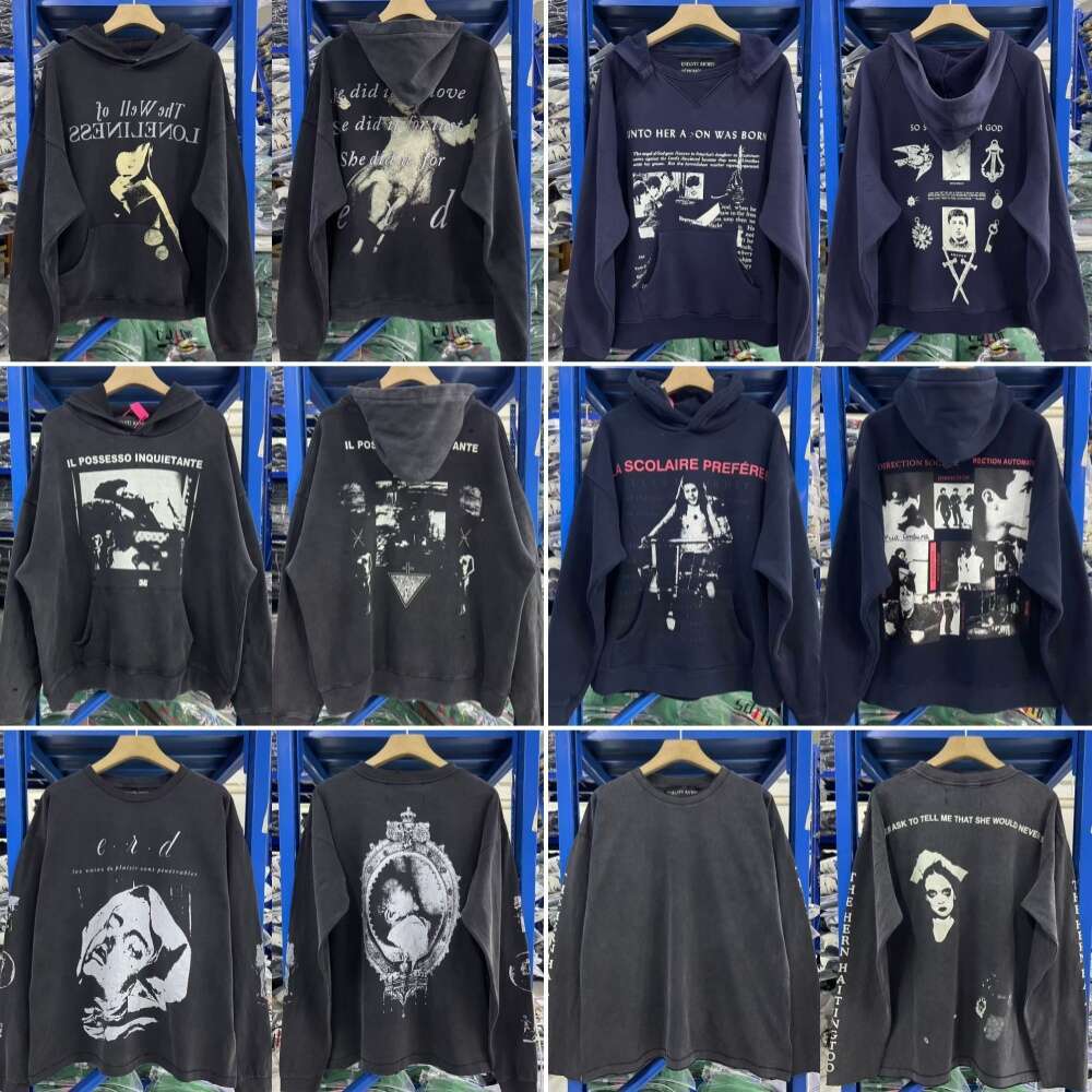 erd hoodie Depressed Rich Son hoodies designer men zip up hoodie women fashion sweatshirt washed distressed tech fleece pullover men pull graphic-image-970244986