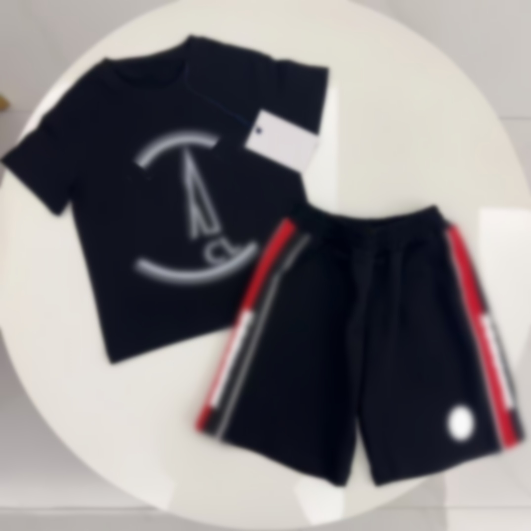 hot girl boy designer clothe boys tracksuit kids sets summer kid t shirt top child tshirts 2Pcs Jogging Suit Childrens Clothing Casu 26Y0805