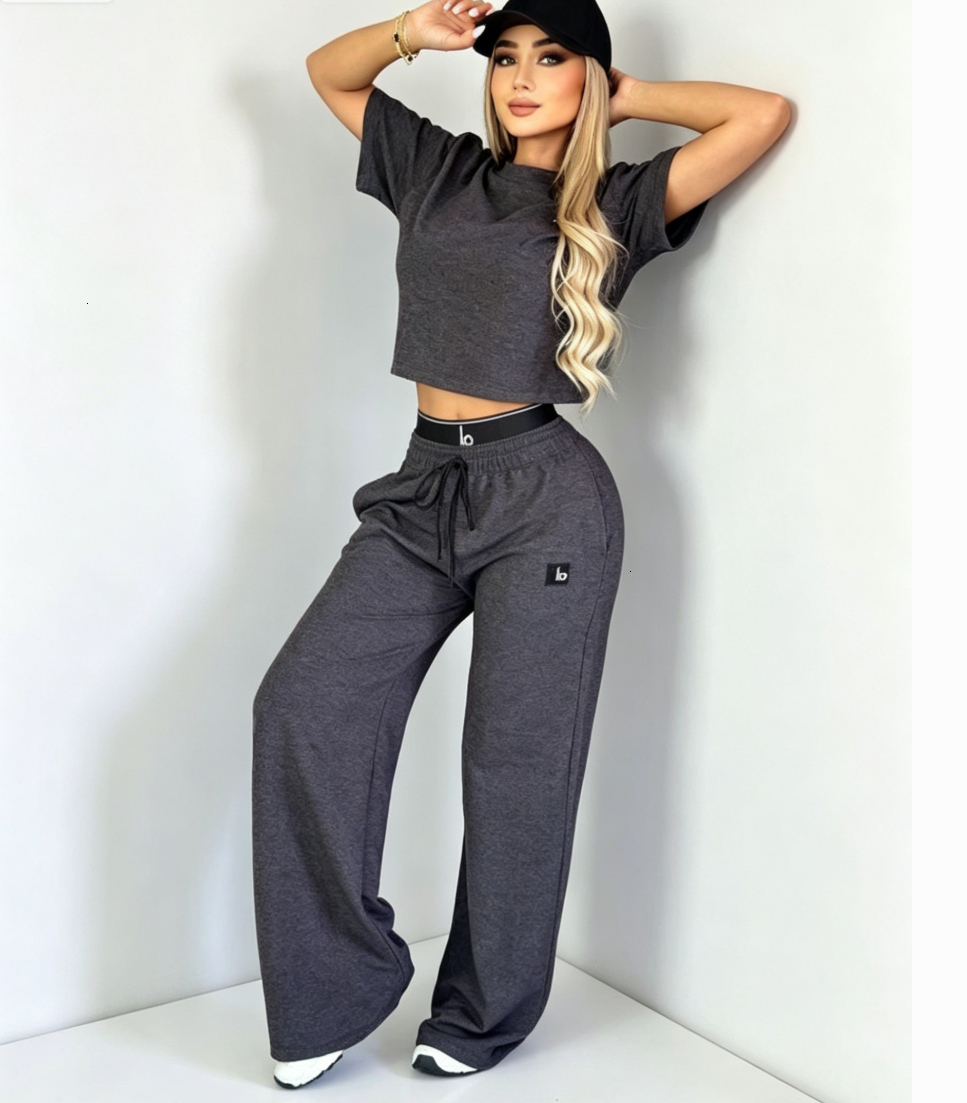 Plus Size S-3XL Women Designer Printed Sweatsuit Two Piece Outfit Long Sleeve Loose Jogger Pants Casual Sports Tracksuit Daily Workout Outdoor Walki