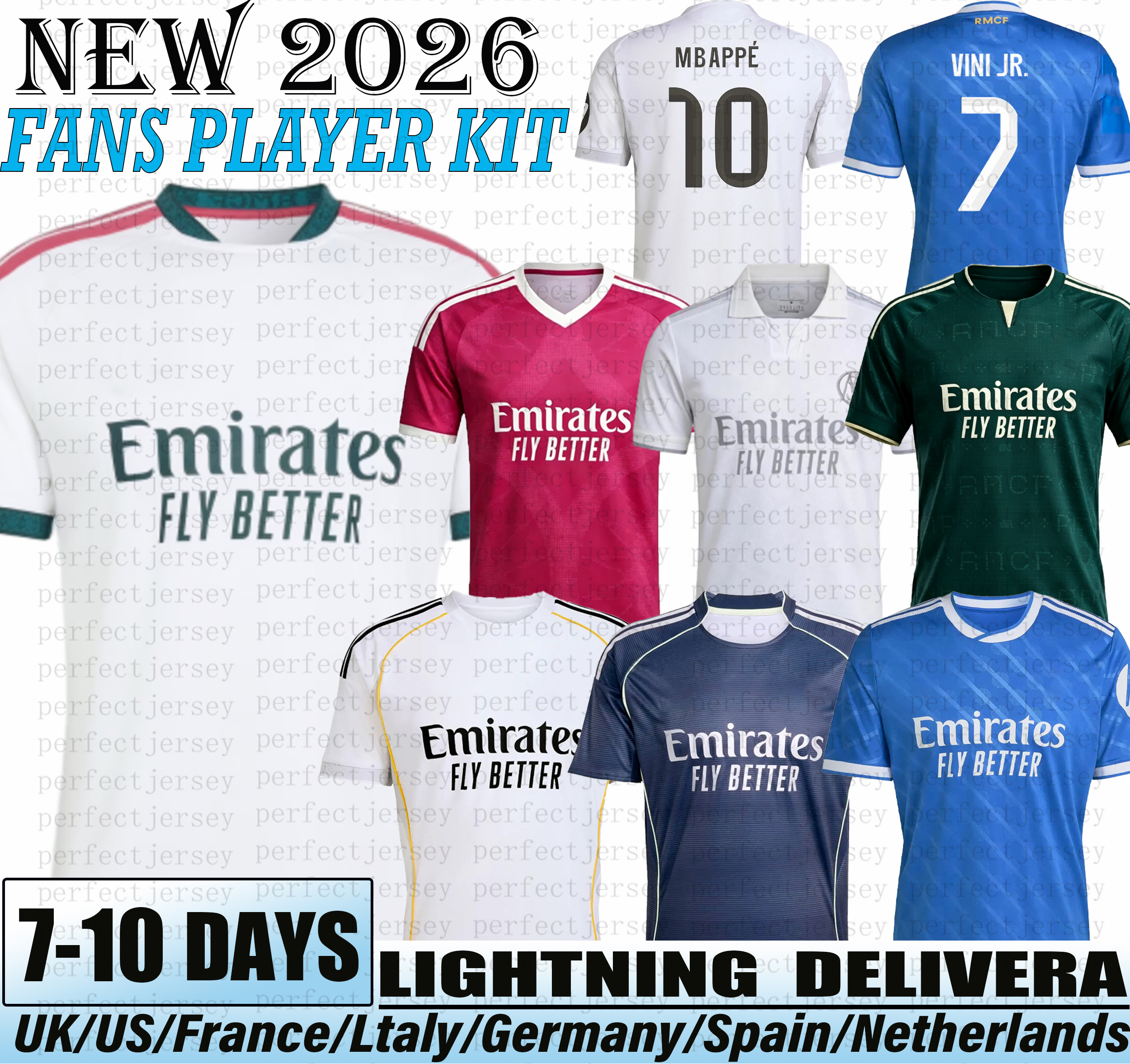 real madrid 26 27 Jerseys MBAPPE BELLINGHAM TRENT VINI JR soccer jerseys RODRYGO MODRIC Valverde Arda Guler Endrick home away third football shir-image-979598151