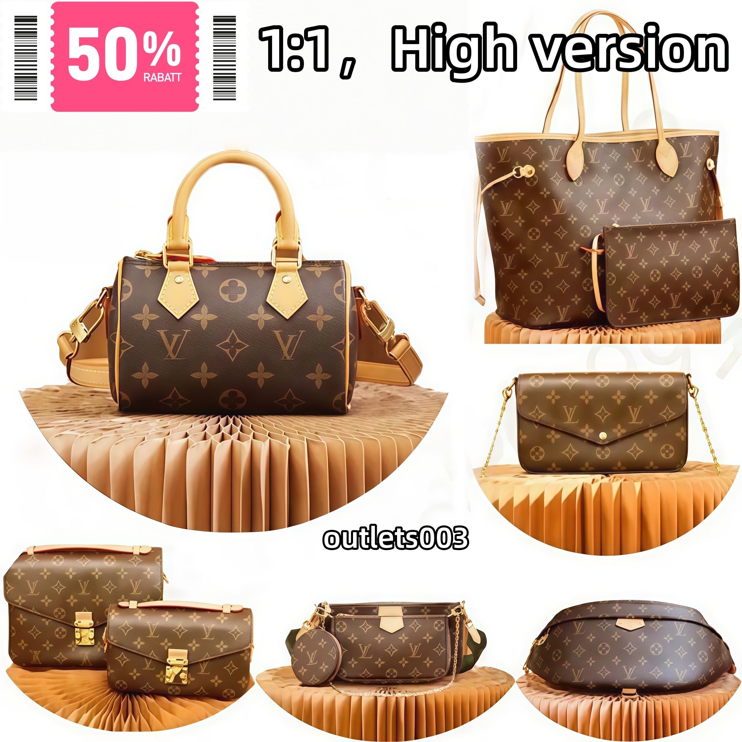1:1 High version Designer Luxury l0uis vuitt0nbags Bag purses Monogram bag for women designer Messenger Bags nano pilow crossbody handbag shoulder t
