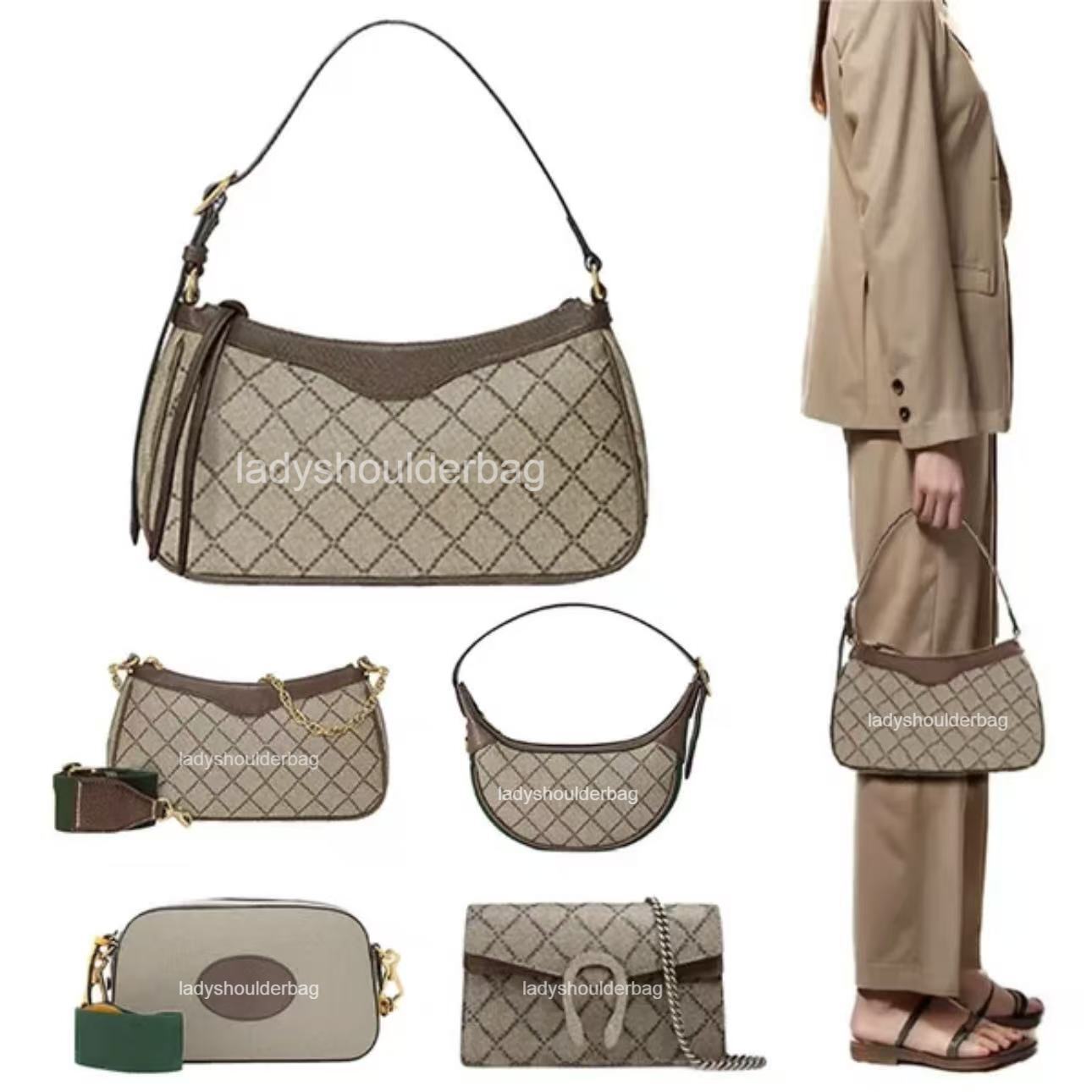 10A Designer bag shoulder bag Luxury genuine Leather underarm hobo bag fashion women chain casual crossbody armpit brown zippy Daily outfit handbags