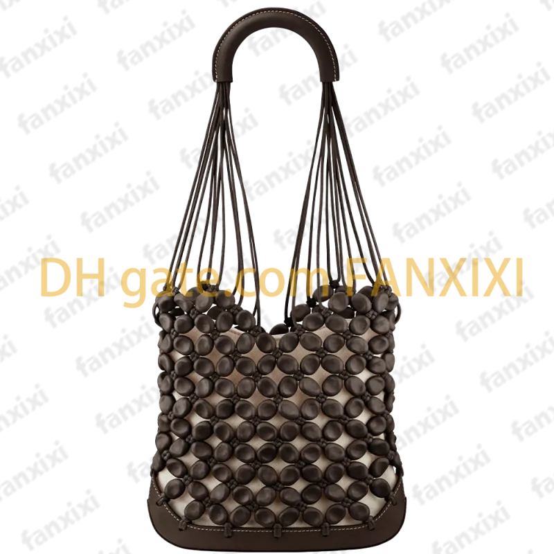 New Designer bag Woven grass beach bag Sole Le Cyme Bag Mini Tonca Textured Tote Luxury Fashion Elegant Women Portable Daily Commute Crossbody Lady