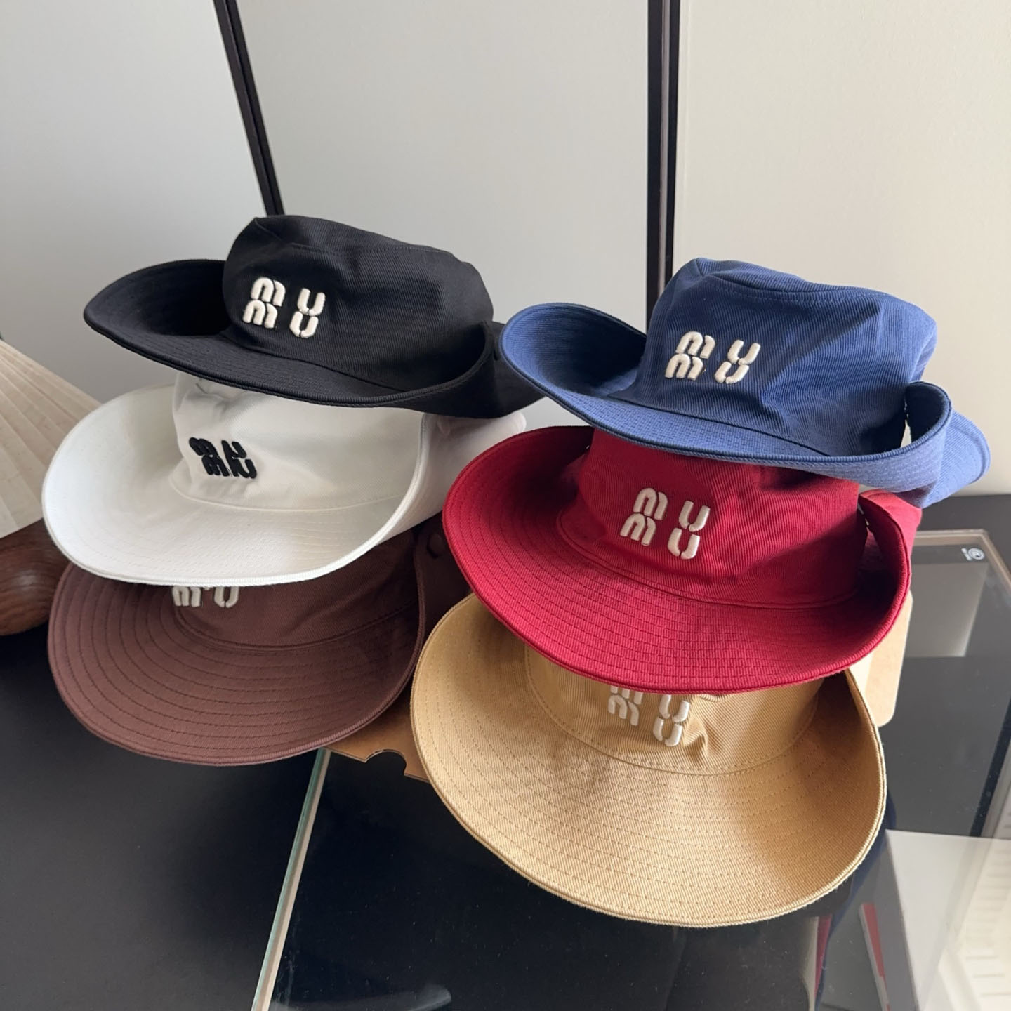Wide Brim Drill Designer cowboy hat Top Quality For Travel Vacation Sunshade Straw Hat Summer Bucket Hats