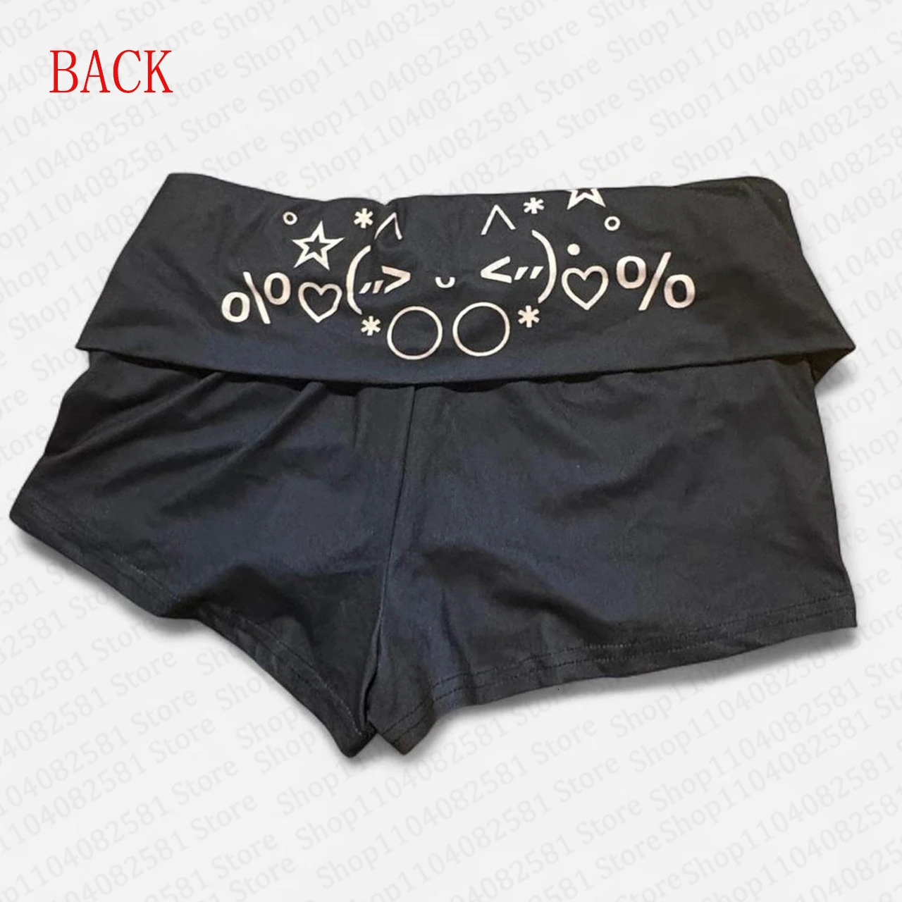 Summer clothing Gothic spicy girl fashionable womens Emo cartoon printed decorative shorts Harajuku sexy ultra short punk Y2k 260604bj