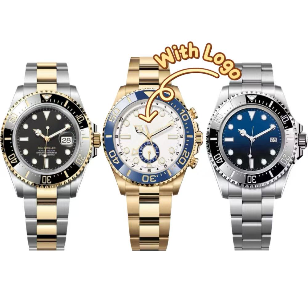 Top Mens 2813 automatic watch 44MM luxury seadweller Male Single calendar yacht watches men designer waterproof stainless steel strap mechanical wa