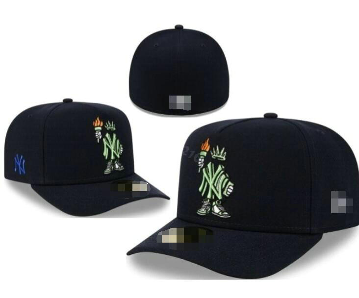 2026 Baseball Yankees 2025 Mens Baseball Team 2024 World Series Champions Full Closed Caps Summer Letter Bone Black Color Casual Sport Flat Fitted H