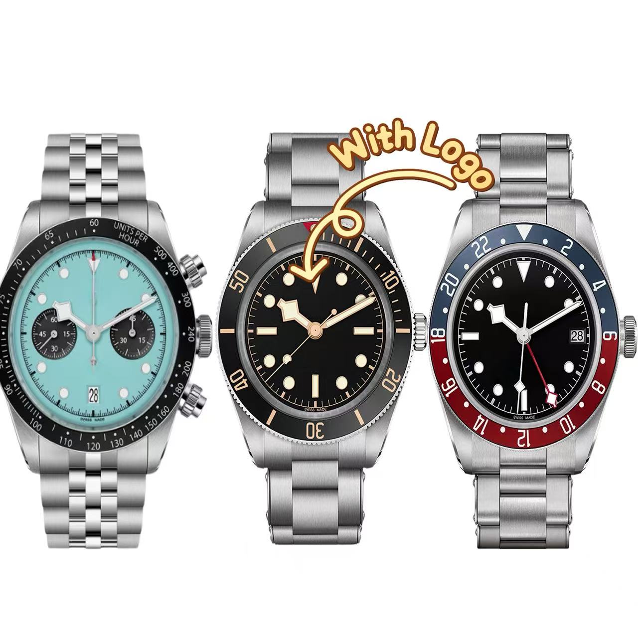 Top Mens watch black bay automatic watches men designer ceramic bezel waterproof Wristwatches with sapphire glass luxury reloj montre clenfactorysho