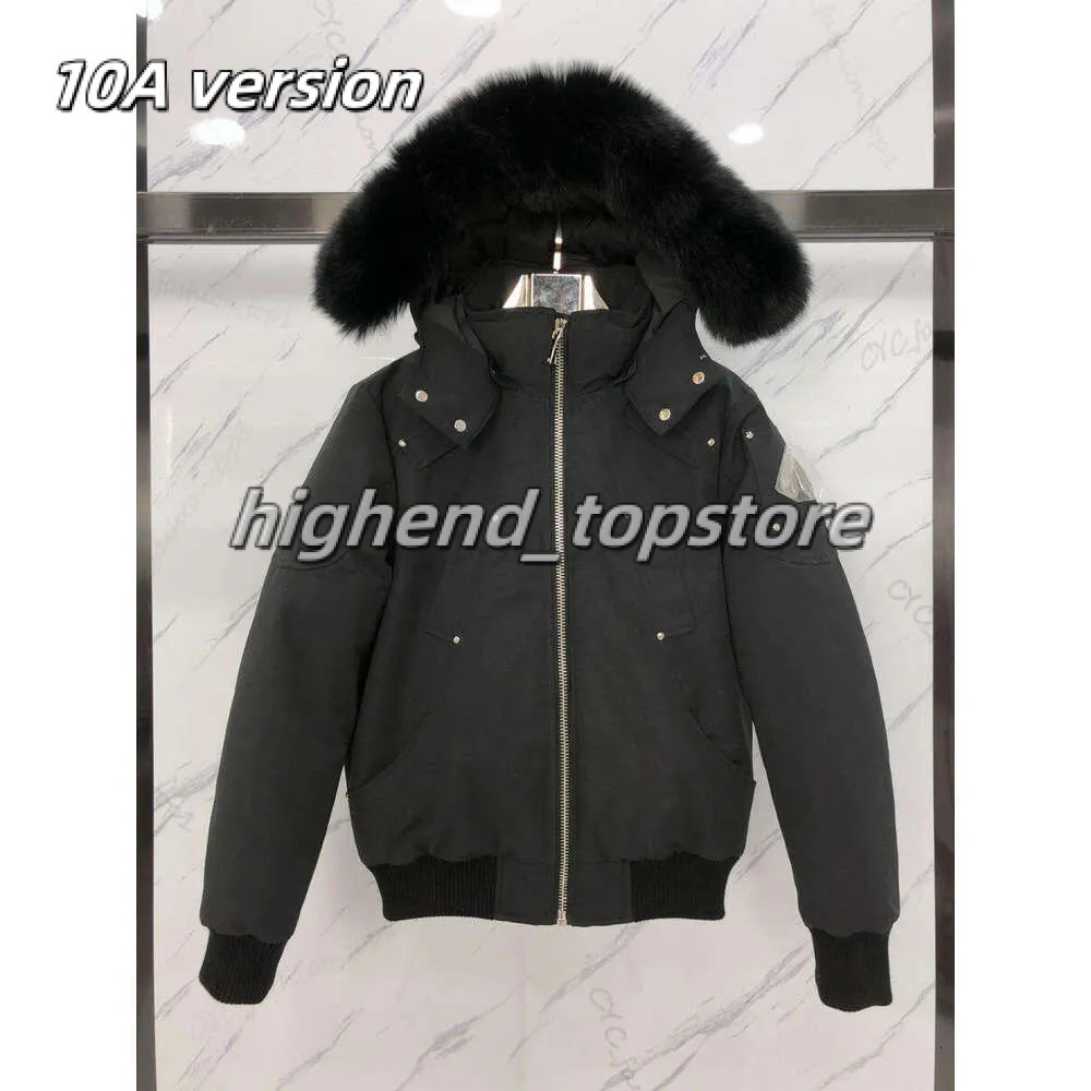 moose knunkle Down Jackets Gold Mens moose kncukle duster Down Jacket Designer Parkas Outwear Coats Fur Women White Duck Down Winter Puffer High Qua