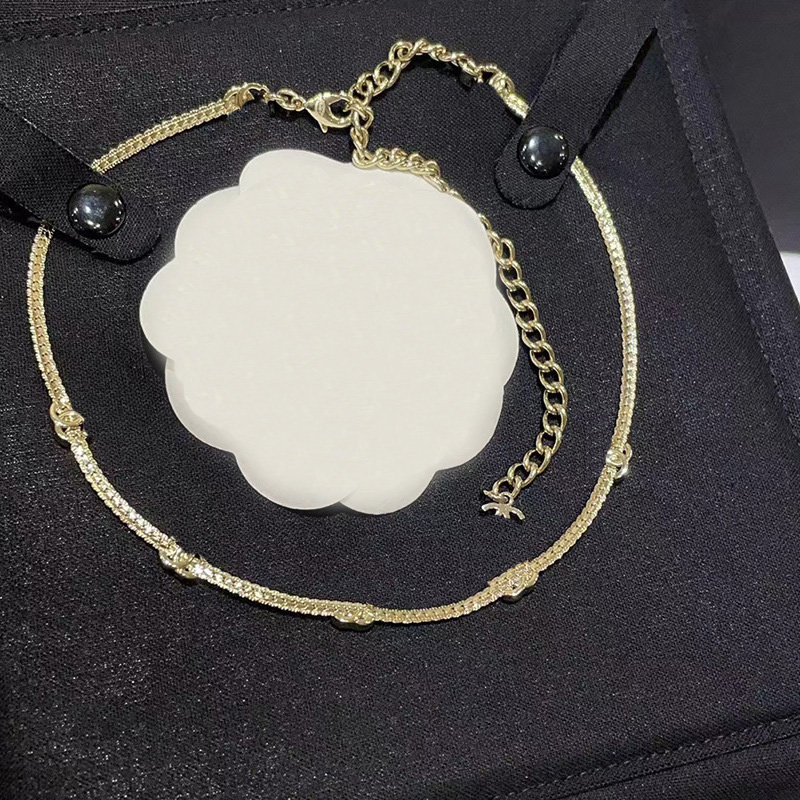 necklaces designer necklaces for women luxury jewelry multi-layering metal high quality 12A letter stainless steel charm