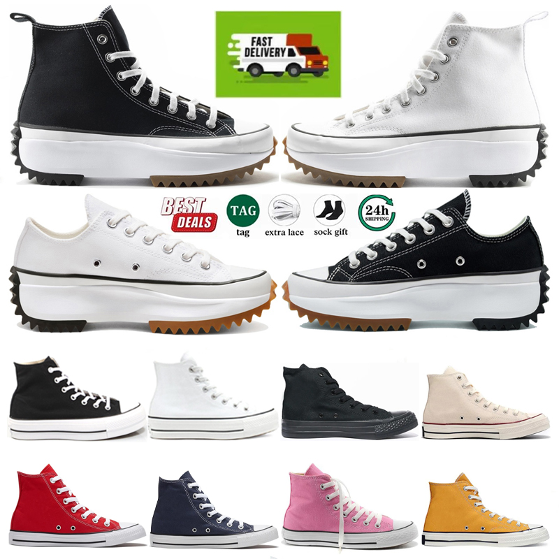 With Box Designer Shoes Classic high low canvas shoes for men women platform thick bottom black white casual shoe all star hiking chucks 70 AT-CX-image-937354024