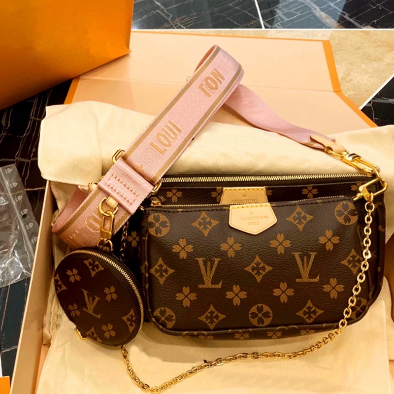 High quality pochette felice bag Womens shoulder crossbody bag designer handbag luxury multi pochette Accessoires bag Monogram Canvas pochette leath