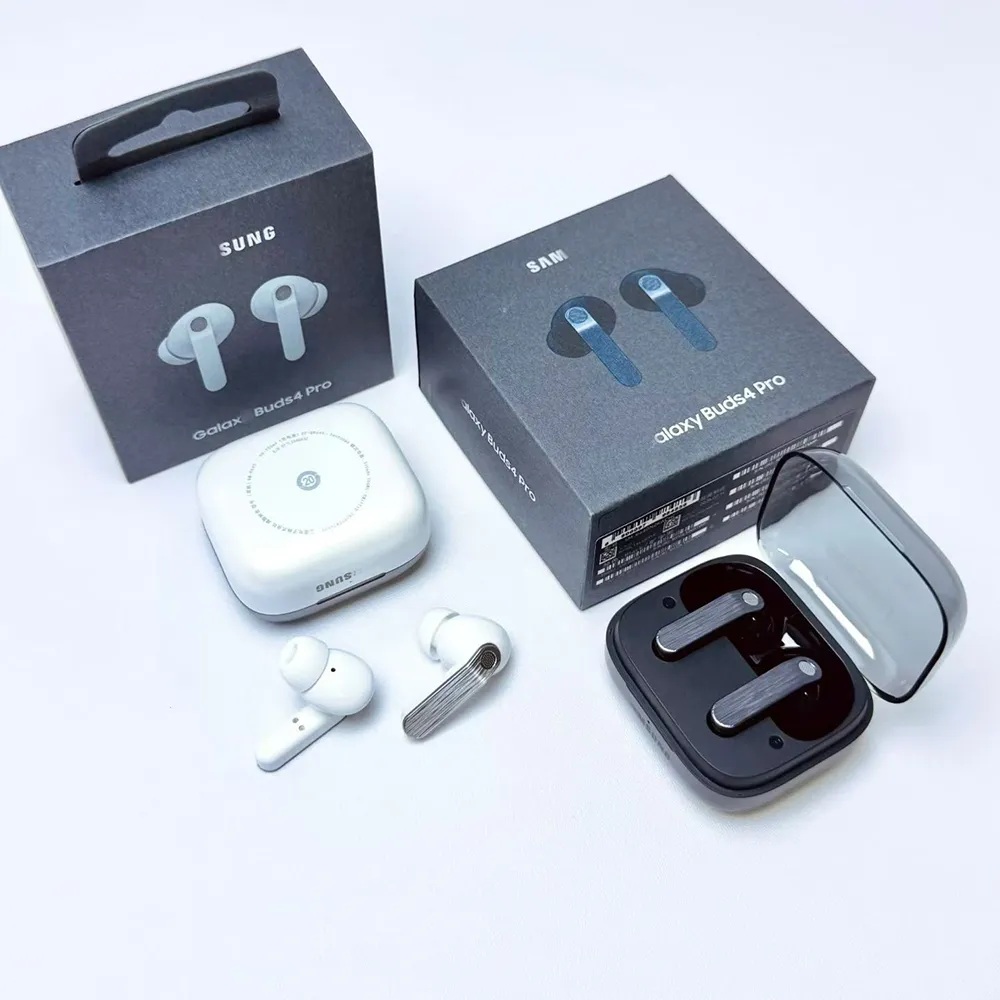 New Buds 4 Pro TWS earphones ANC True Wireless Earbuds Bluetooth Headphone HiFi Sound Low Latency Noise Cancelling Headsets for smart phone
