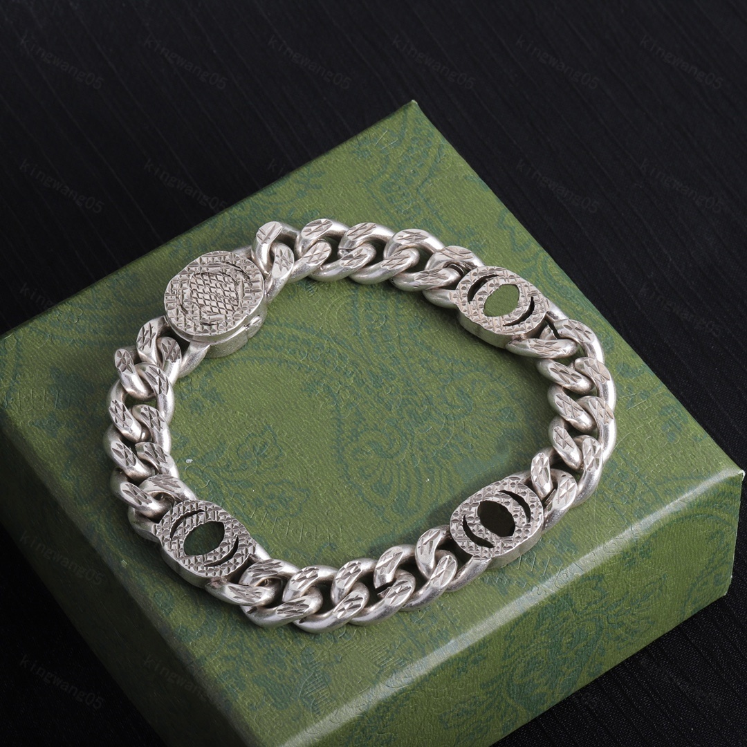 2026 Luxury Brand Designer Jewelry Chains Ins Style European And American Hip-Hop Trendy Cuban Chain Personality 18K Gold Double D Titanium Steel Ne